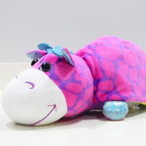 FlipaZoo 12" Sequin Hetal Hippo / Janika Giraffe
